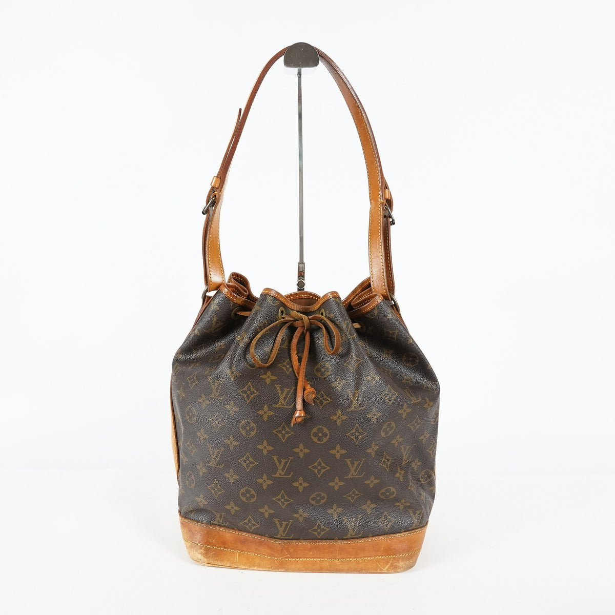 Louis Vuitton Noe M42224 Monogram Canvas Drawstring Shoulder Bag 09M404532008