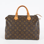 Louis Vuitton Speedy 30 Monogram Canvas Brown Hand Bag Used M41526 07A037035614