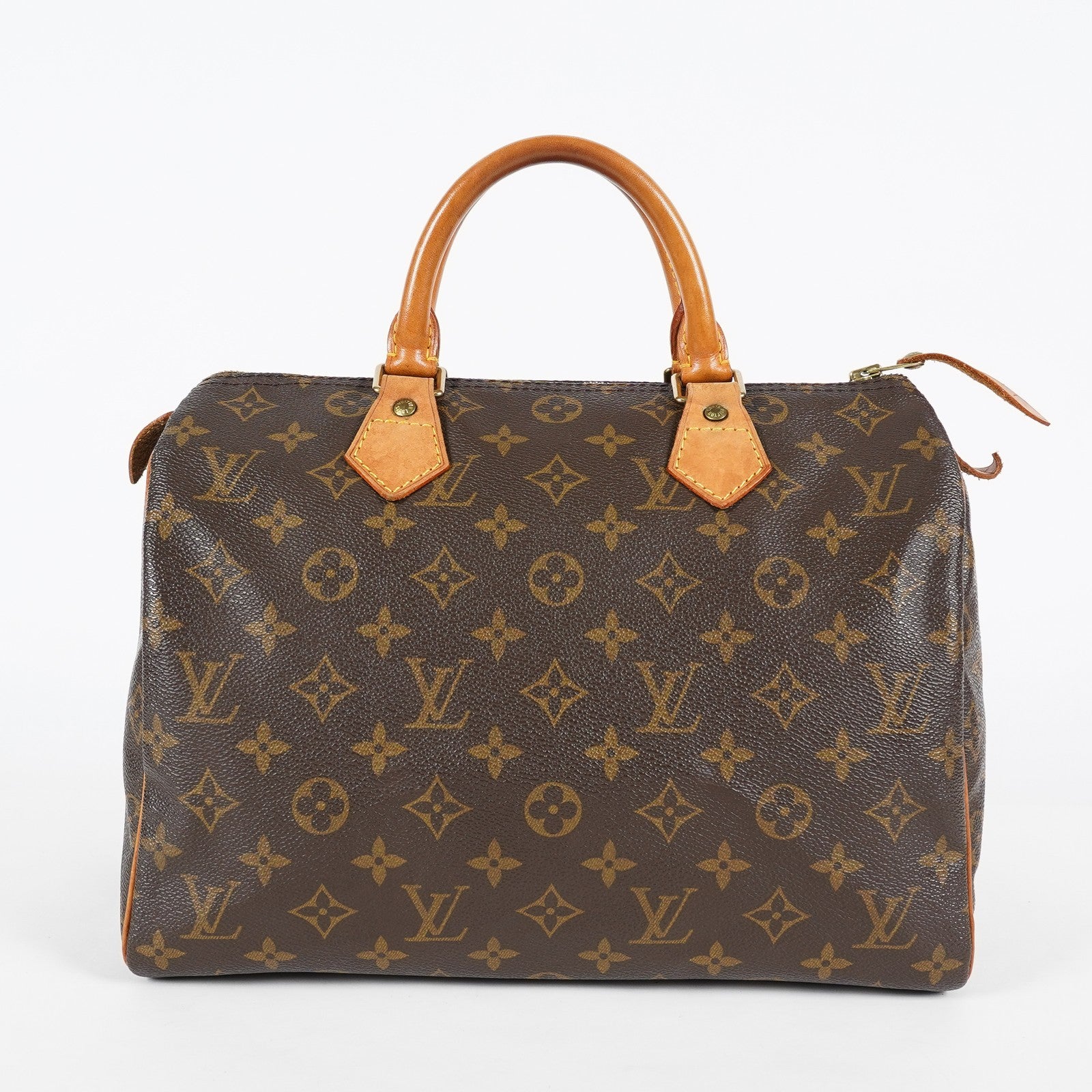 Louis Vuitton Speedy 30 Monogram Canvas Brown Hand Bag Used M41526 07A037035614