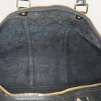 LOUIS VUITTON Epi Keepall 50 Boston Bag Black M42962 LV Auth 05E173960016