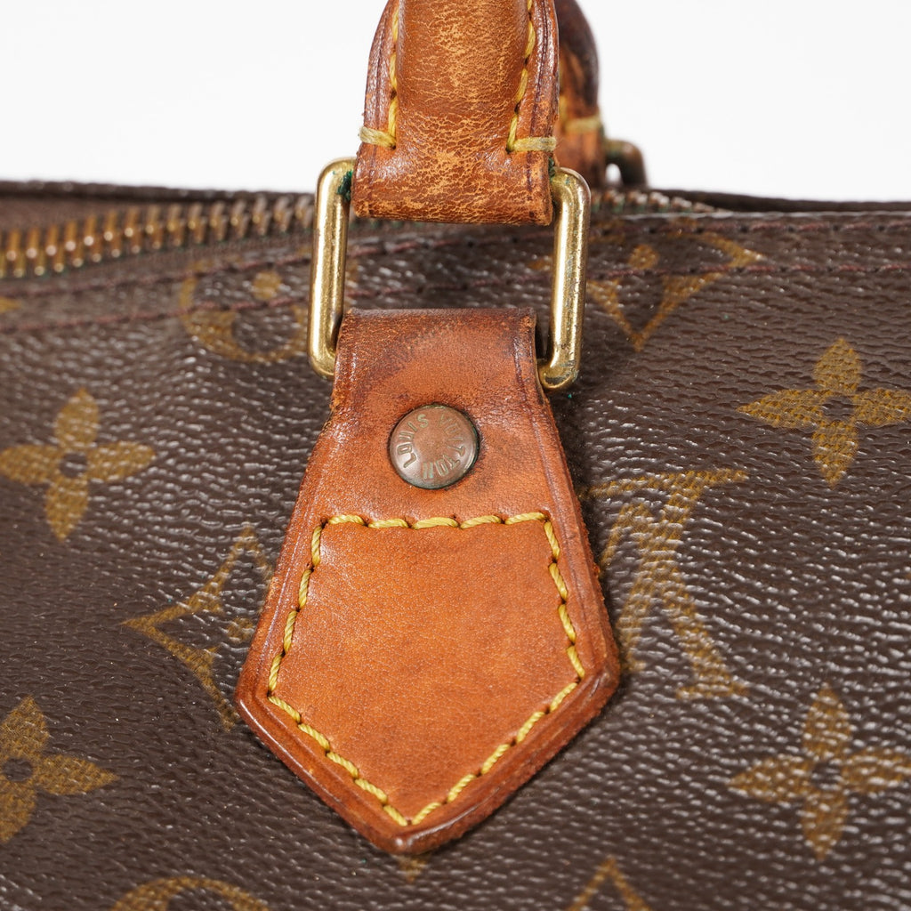 Authentic Louis Vuitton Monogram Speedy 35 Handbag vintage M41524 06E435060012