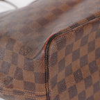 Louis Vuitton Neverfull MM Damier Ebene Red Interior Tote 05E053410016