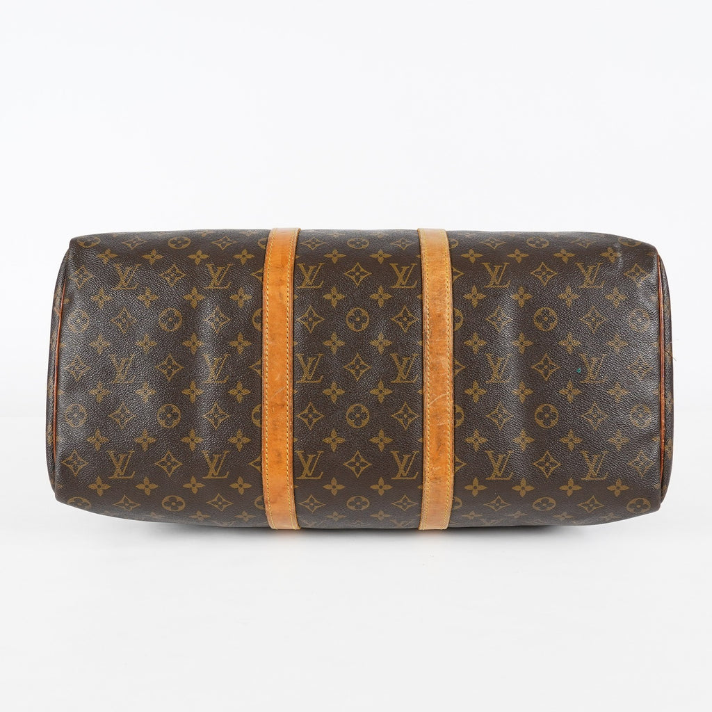 Louis Vuitton Keepall 50 Monogram Brown Duffle Bag M41426 Used 08E163630007