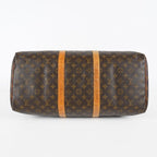Louis Vuitton Keepall 50 Monogram Brown Duffle Bag M41426 Used 08E163630007
