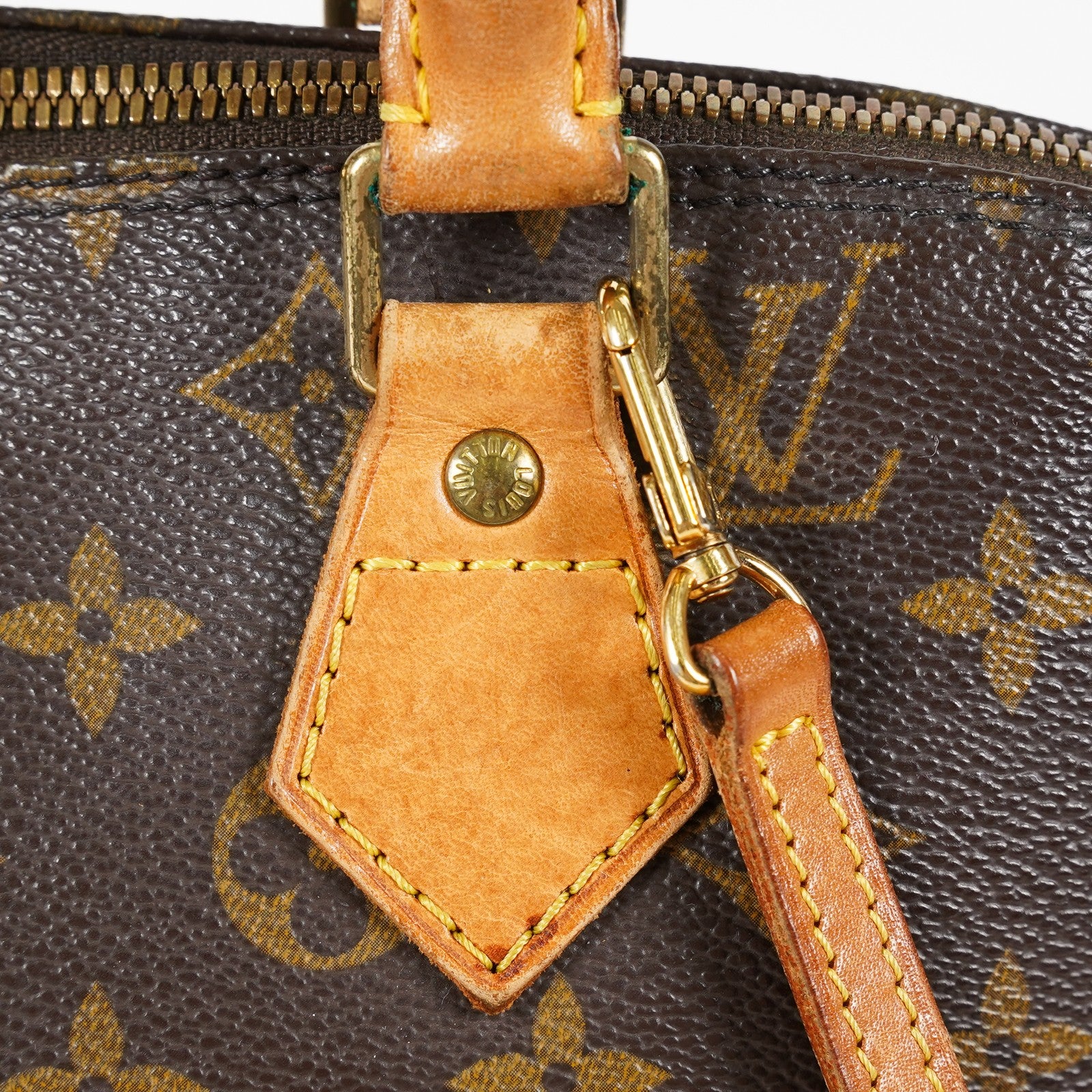 Louis Vuitton Alma PM Monogram Canvas Handbag Brown vintage M51130 07E062970017