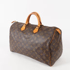 Authentic Louis Vuitton Monogram Speedy 40 Hand Boston Bag M41522 03E079020011