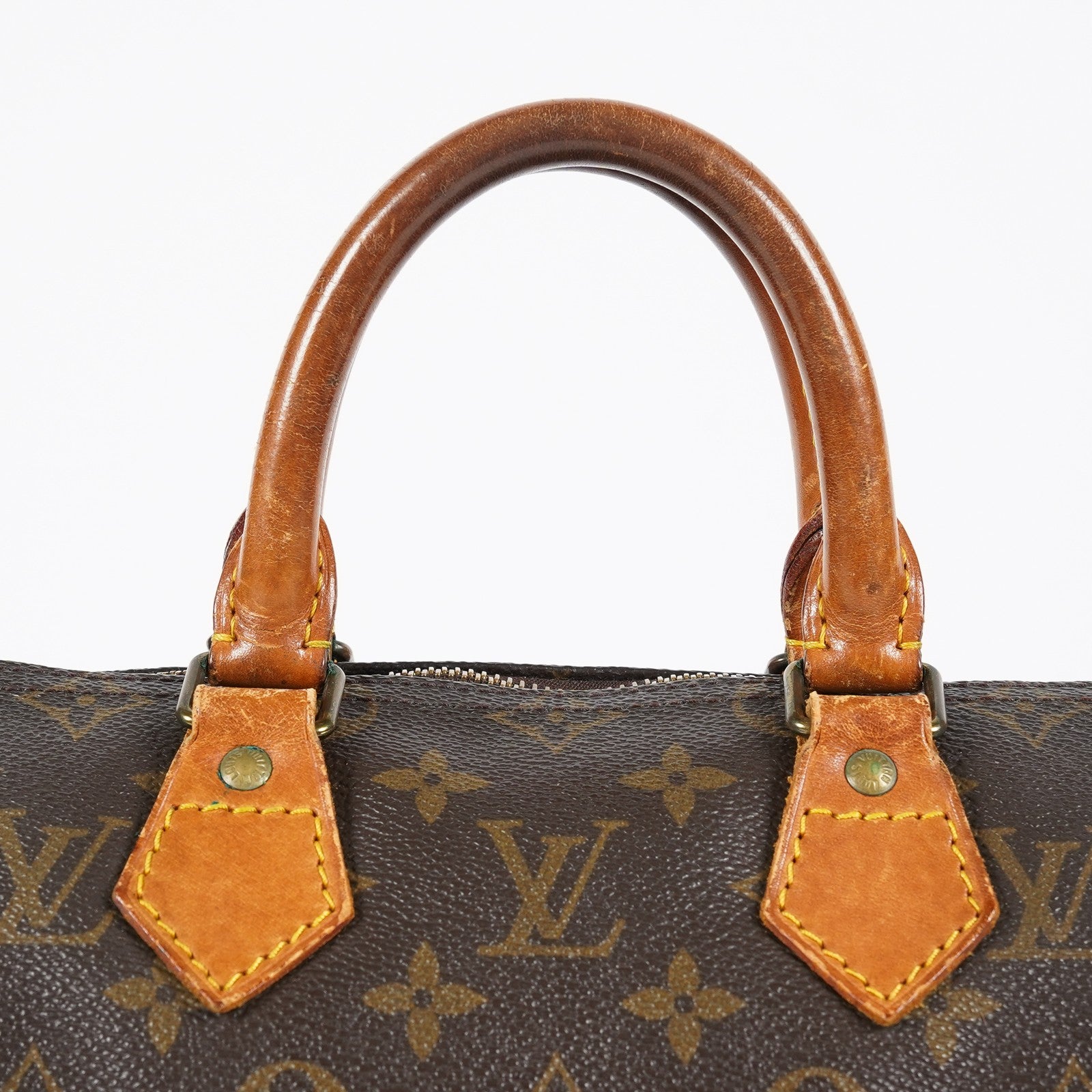 Louis Vuitton Speedy 25 M41528 Brown Monogram Canvas Used Handbag 08A226234803