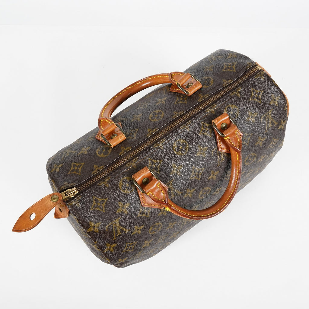 Louis Vuitton Speedy 30 M41526 Monogram Canvas Brown Handbag Used 07A285777231
