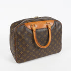 Louis Vuitton Deauville Monogram Brown Canvas Handbag Used M47270 08A372230815