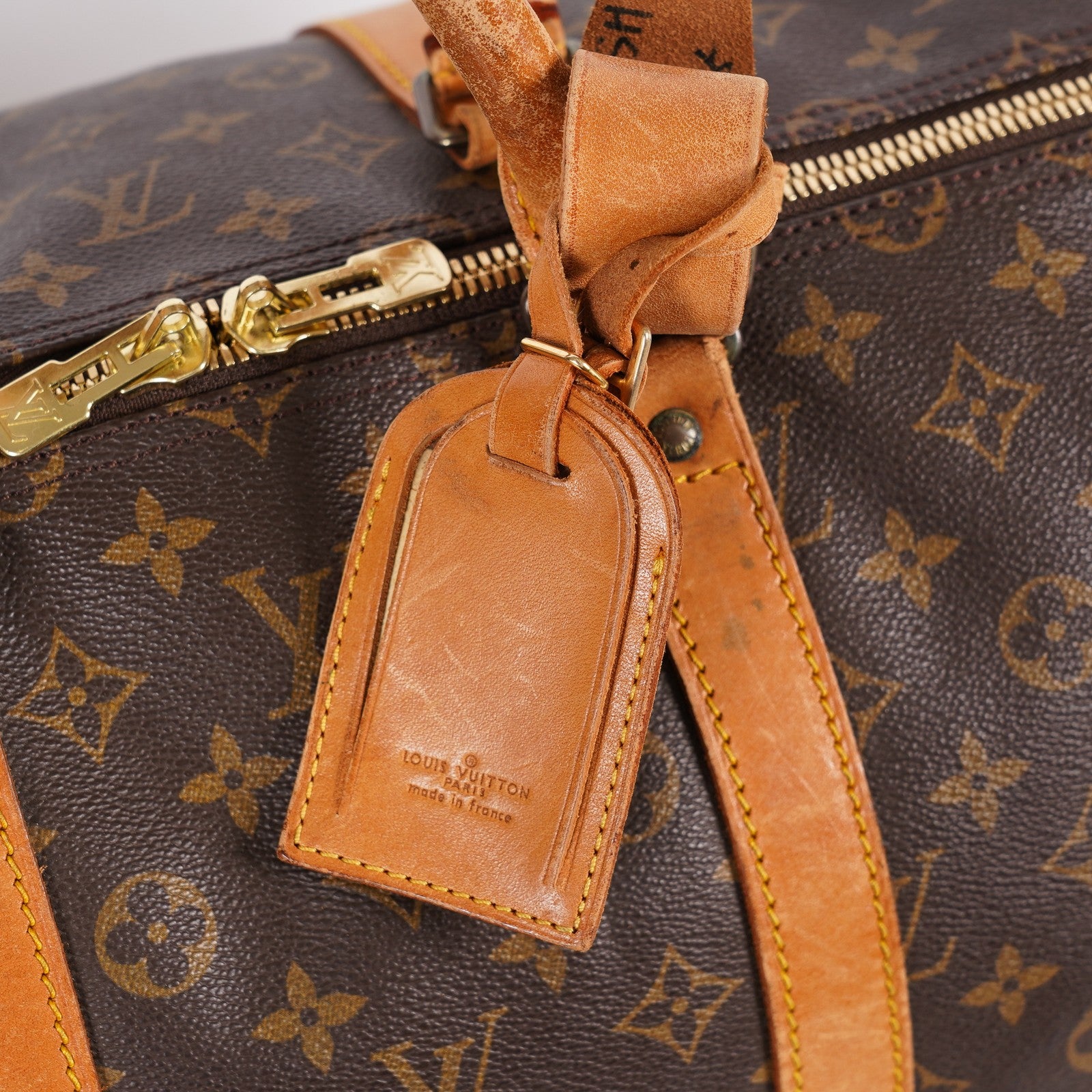 LOUIS VUITTON Monogram Keepall 60 Boston Bag LV Auth M41422 06E153630029
