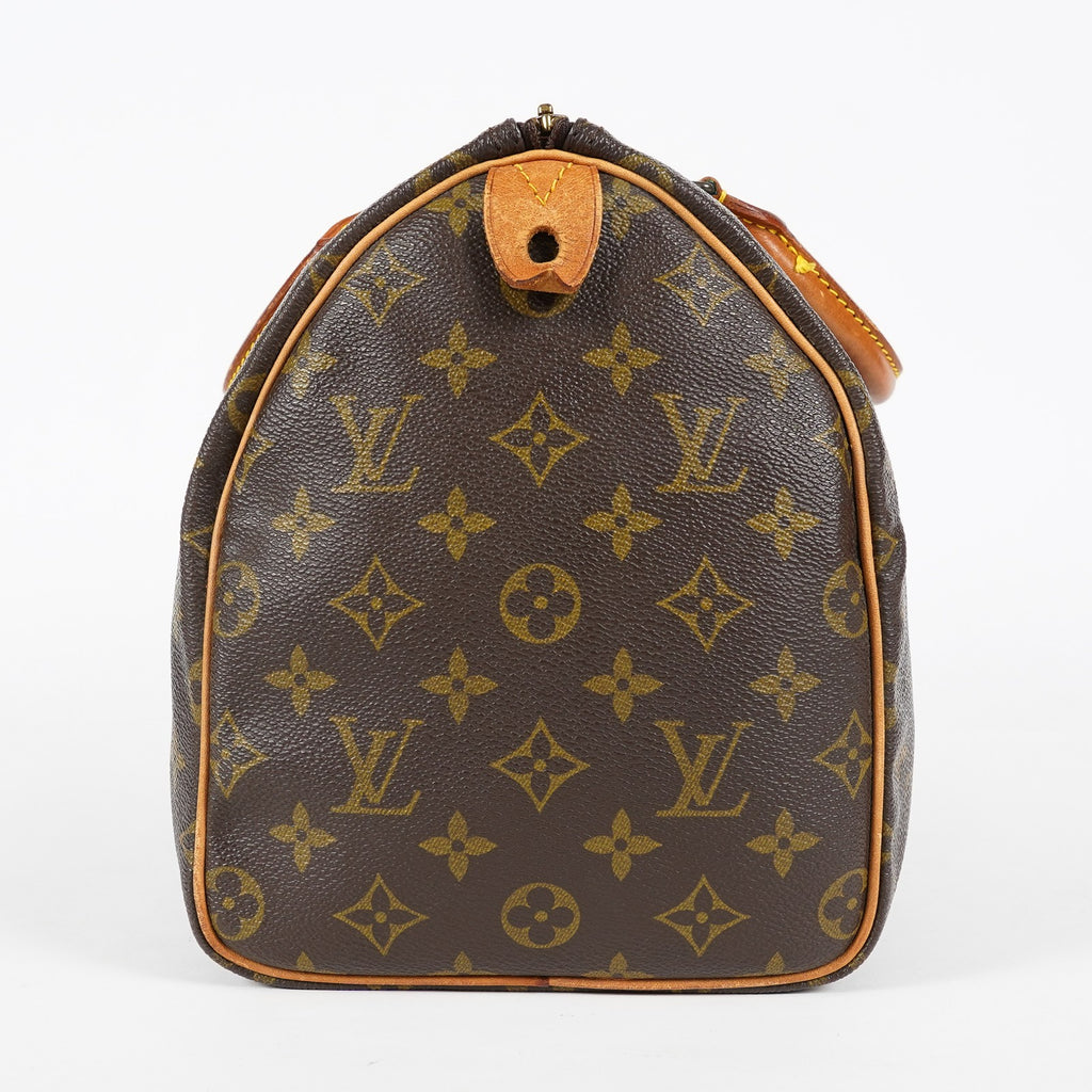 Louis Vuitton Speedy 30 M41526 Monogram Canvas Brown Handbag Used 07A285777231