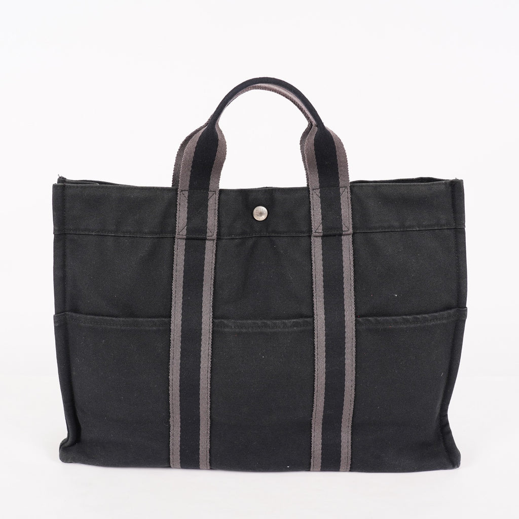 Hermes Fourre-Tout MM Huroto Tote Bag Black 06E31715025