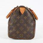 Louis Vuitton Monogram Speedy 25 Brown Coated Canvas M41528 Vintage 07E425830012