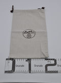 Hermes Dust Bag Storage Pouch Drawstring Beige Logo Authentic 28x38