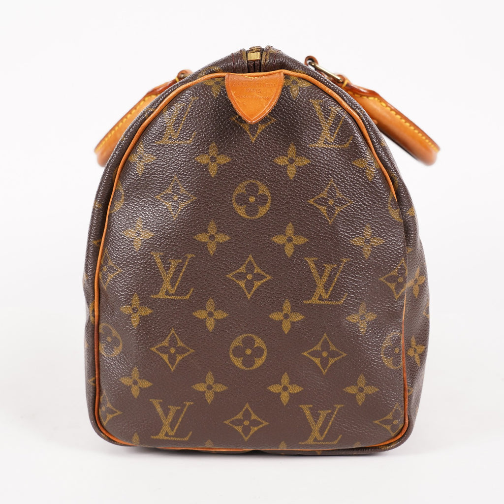 Authentic Louis Vuitton Monogram Speedy 30 Hand bag vintage M41526 06E026930019