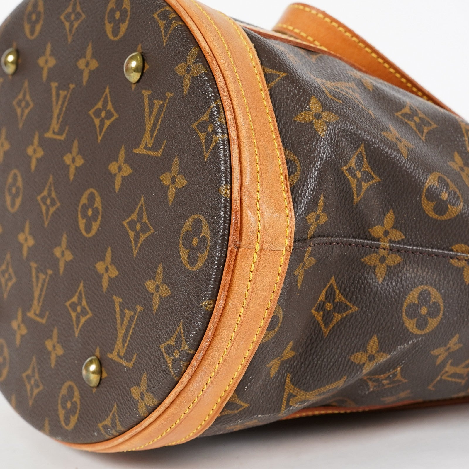 Louis Vuitton Monogram Bucket GM Shoulder Tote Bag Brown M42236 07E202860017