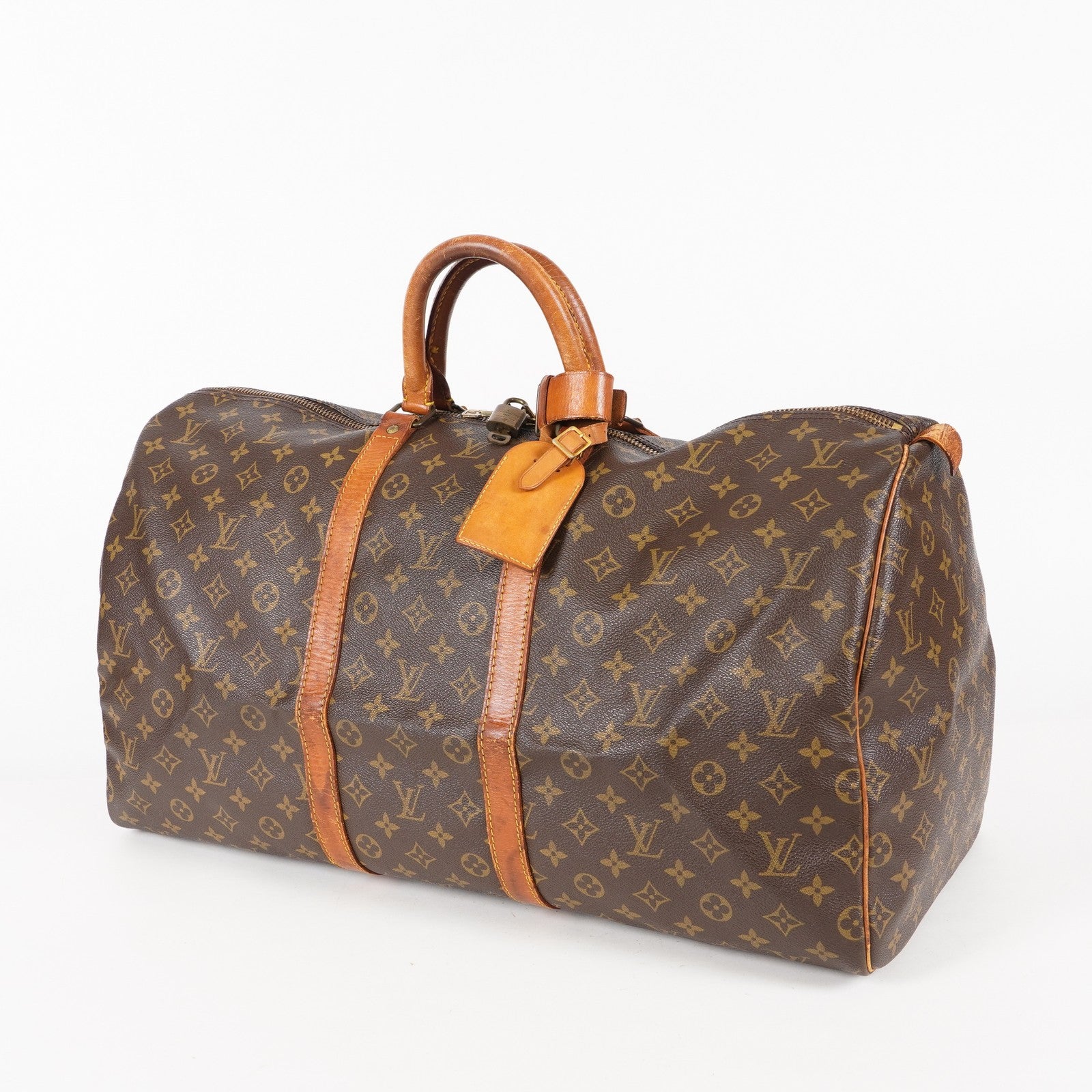 Authentic Louis Vuitton Monogram Keepall 55 Travel Bag M41424 06E193410010