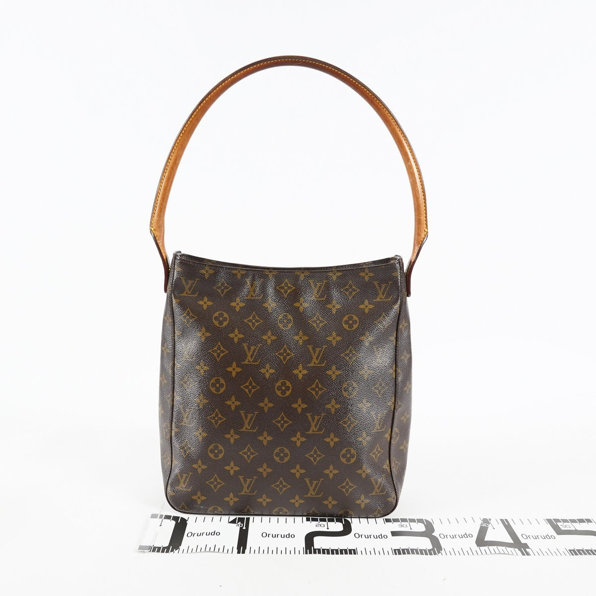 Louis Vuitton Looping GM M51145 Monogram Canvas Brown Shoulder Bag 09E173740006