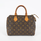 Louis Vuitton Speedy 25 Monogram Brown Handbag M41528 Used Vintage 07E187480012