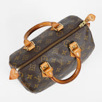 Louis Vuitton Monogram Speedy 25 Boston Handbag Brown Canvas M41528 07E057150029