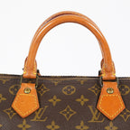 Louis Vuitton Speedy 30 Monogram Canvas Hand Bag Brown Used M41526 08E124070008