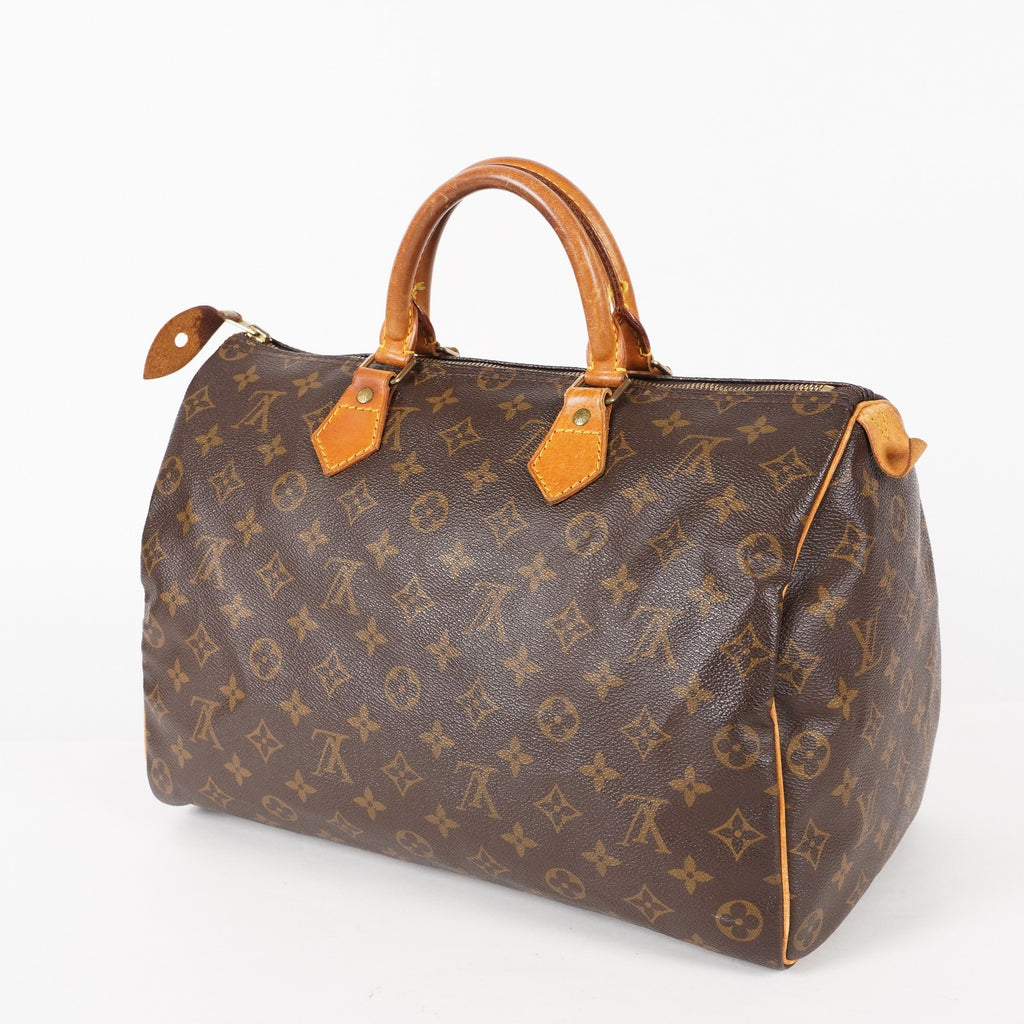 Authentic Louis Vuitton Monogram Speedy 35 Handbag vintage M41524 05E186050013