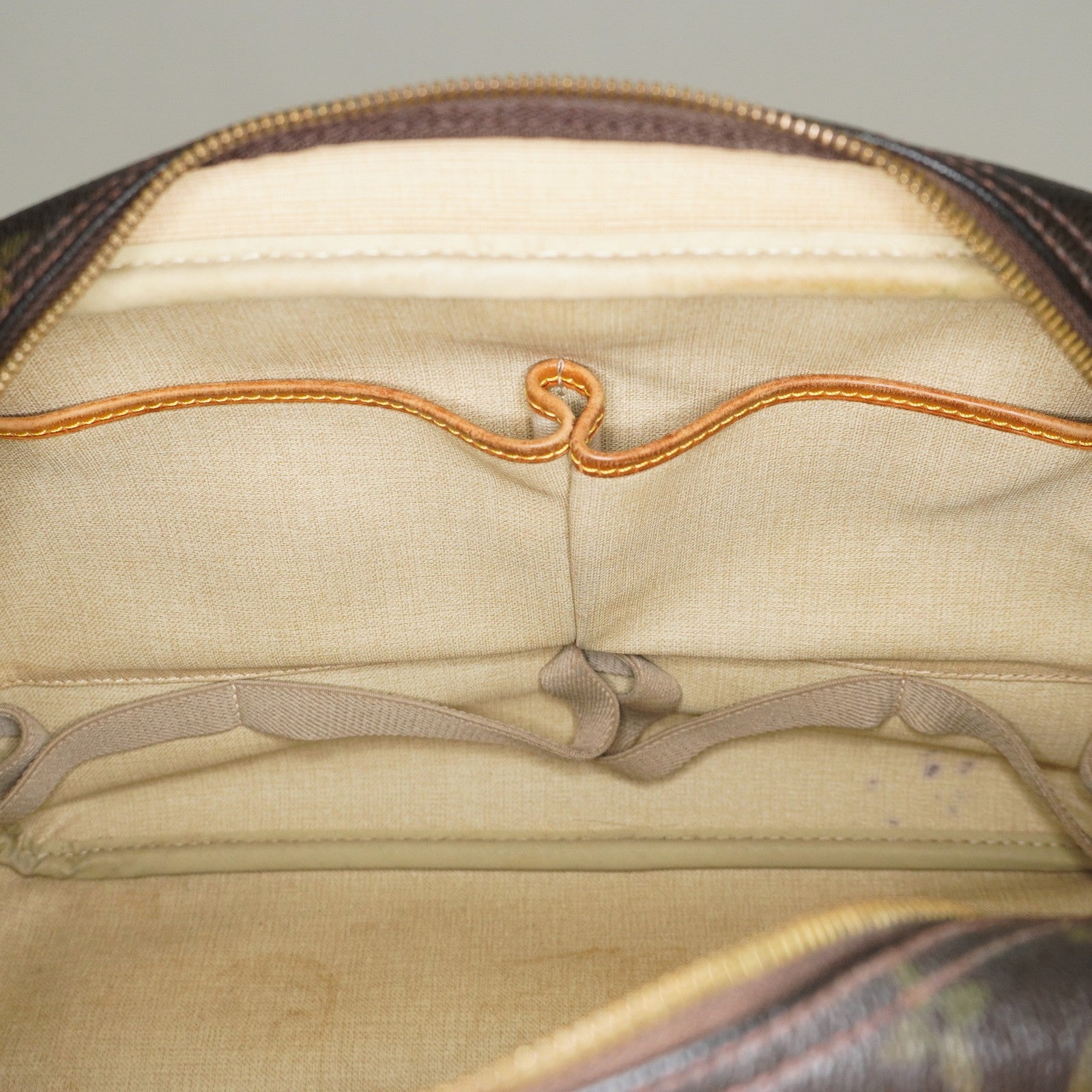 LOUIS VUITTON Deauville Handbag M47270 Monogram canvas Brown 06E062750021
