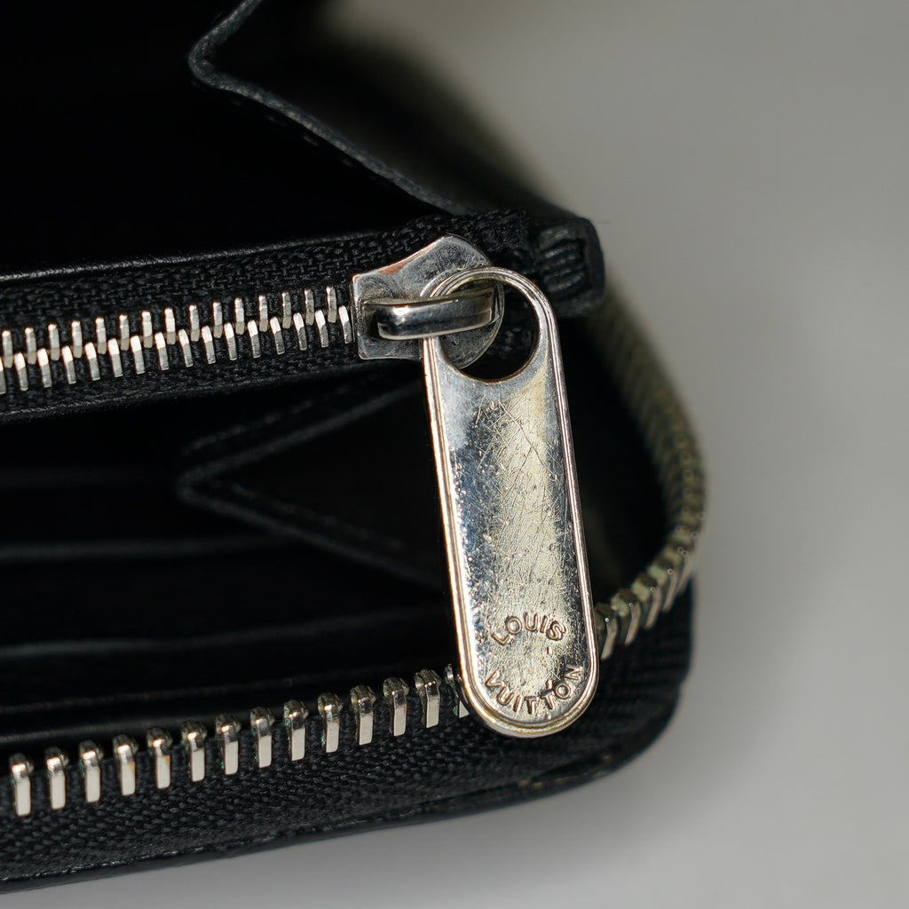 Louis Vuitton Monogram Mahina Zippy Zip-Around Wallet M61867 Noir 03T022500009