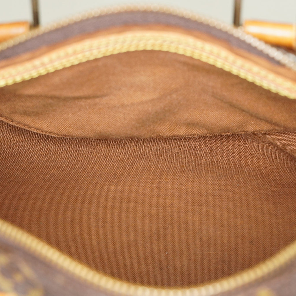 Louis Vuitton Speedy 25 M41528 Monogram Canvas Boston Handbag Brown 07A096978405