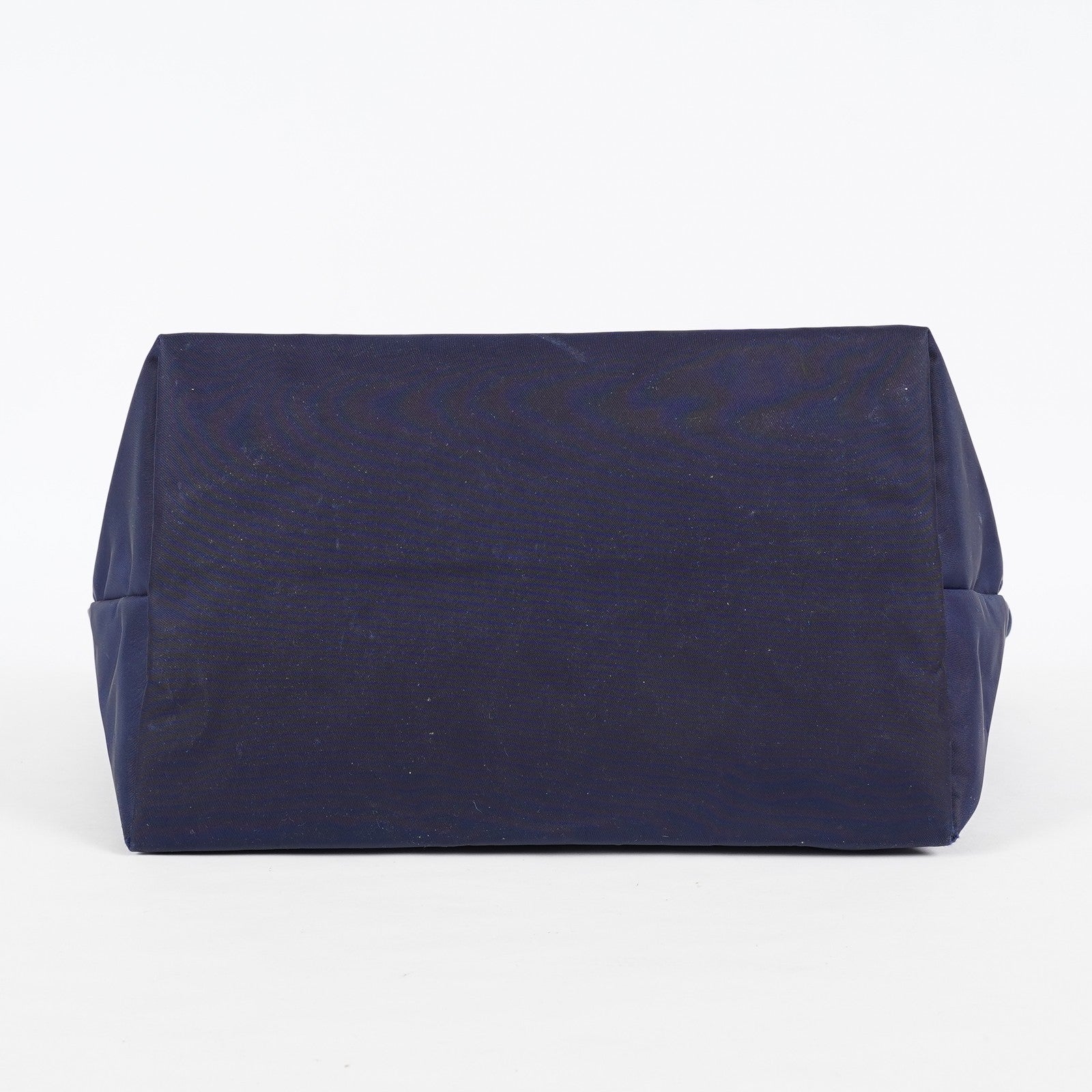 Longchamp Le Pliage Navy Nylon Long Handle Tote Shoulder Bag Used 08A06660003