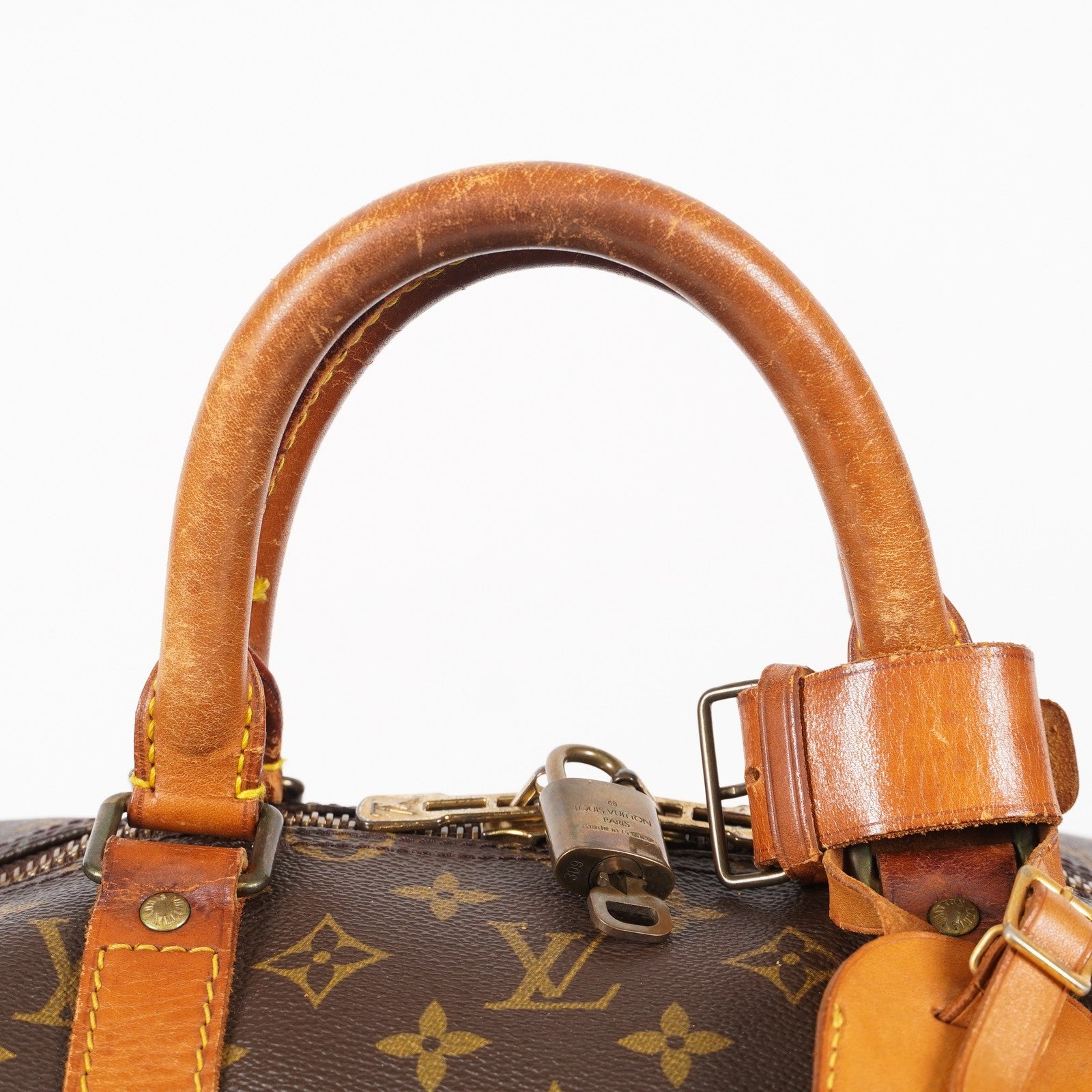 Authentic Louis Vuitton Monogram Keepall 55 Travel Bag M41424 06E193410010