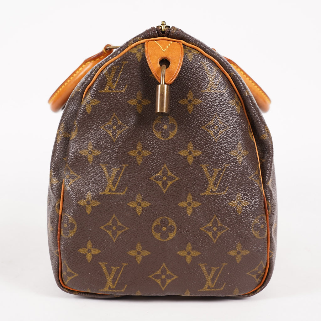 Authentic Louis Vuitton Monogram Speedy 30 Hand bag vintage M41526 06E026930019