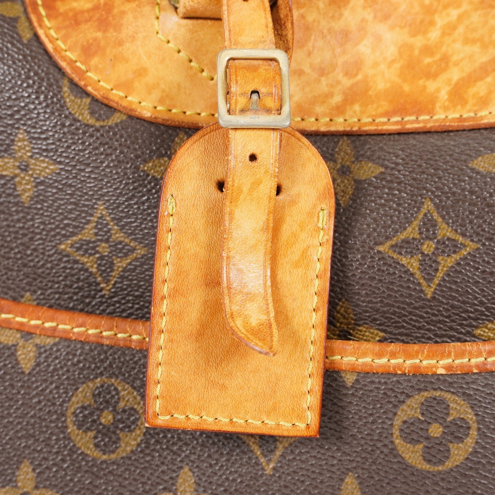 LOUIS VUITTON Deauville Handbag M47270 Monogram canvas Brown 06E102420010