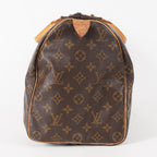 Authentic Louis Vuitton Monogram Speedy 40 M41522 Hand Boston Bag 02E435834425