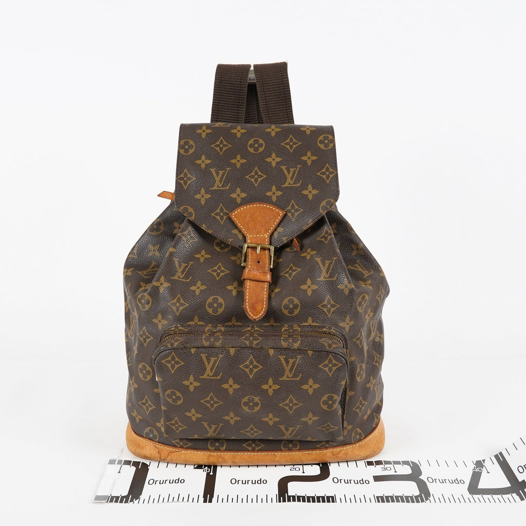 Louis Vuitton M51135 Monogram Montsouris GM Backpack Brown Used 07E074730027