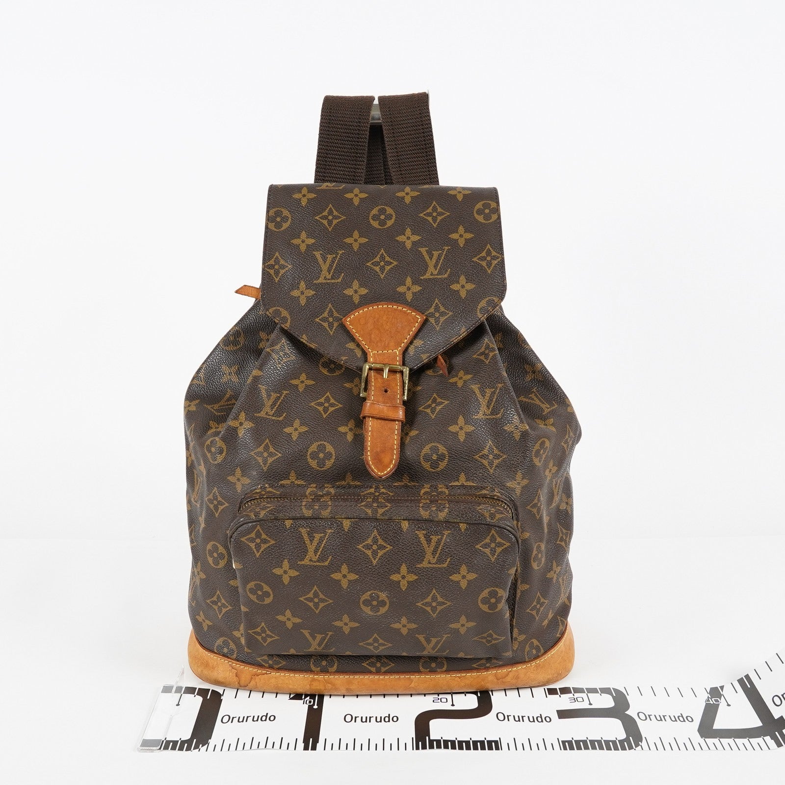 Louis Vuitton M51135 Monogram Montsouris GM Backpack Brown Used 07E074730027