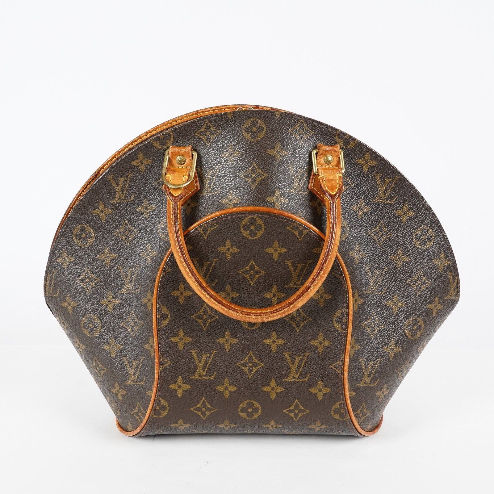 Louis Vuitton Ellipse MM M51126 Brown Monogram Canvas Handbag Used 08A033775203