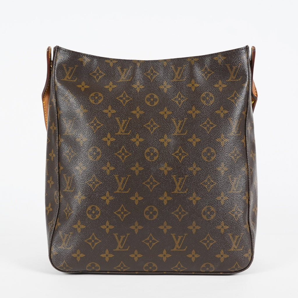 Louis Vuitton Looping GM Monogram Brown Shoulder Bag Vintage M51145 07E243410025