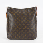 Louis Vuitton Looping GM Monogram Brown Shoulder Bag Vintage M51145 07E243410025