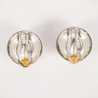 CHANEL Earrings Coco Mark CC Gold Tone Logo Medal Round Coin 05E601870016