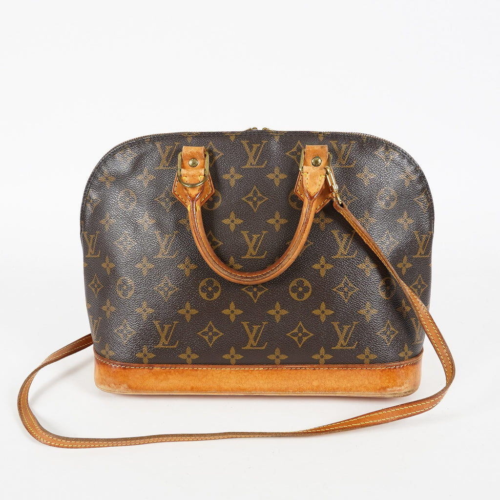 Louis Vuitton Alma PM Monogram Canvas Handbag Brown vintage M51130 07E062970017