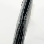 Chanel Caviar Skin Long Bifold Wallet Black Leather Used with Box 05E412310016