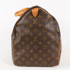 LOUIS VUITTON Keepall 50 Monogram Boston Bag Brown vintage M41426 03T125800006