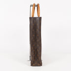 LOUIS VUITTON Sac Plat Handbag Monogram Canvas Brown M51140 06E441980004
