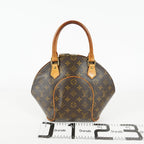 Louis Vuitton Ellipse PM M51127 Monogram Canvas Brown Used Handbag 09A024061209