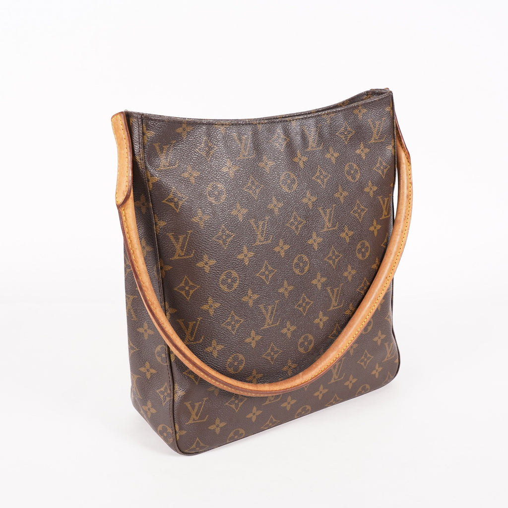 Louis Vuitton Monogram Looping GM Shoulder Bag Brown M51145 Vintage 07E143410005