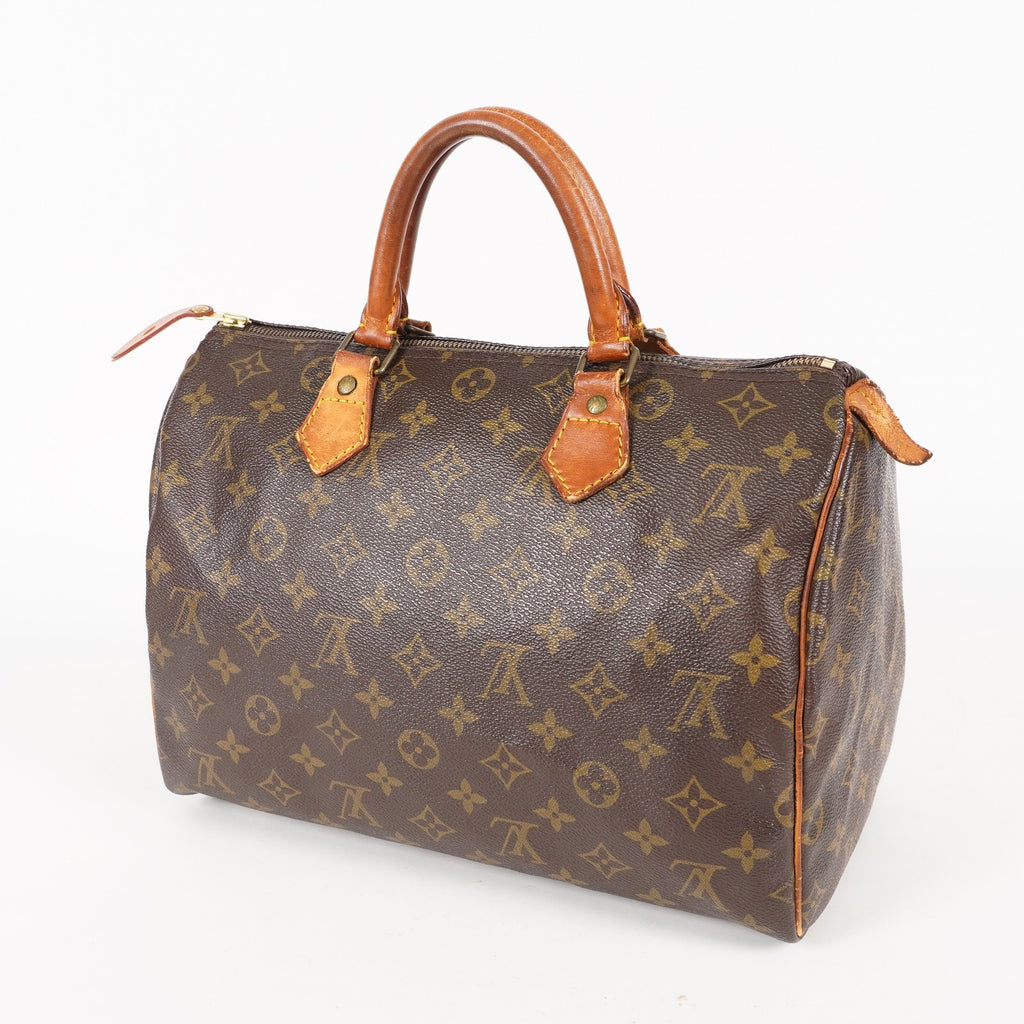 Authentic Louis Vuitton Monogram Speedy 30 Handbag vintage M41526 06E395720002