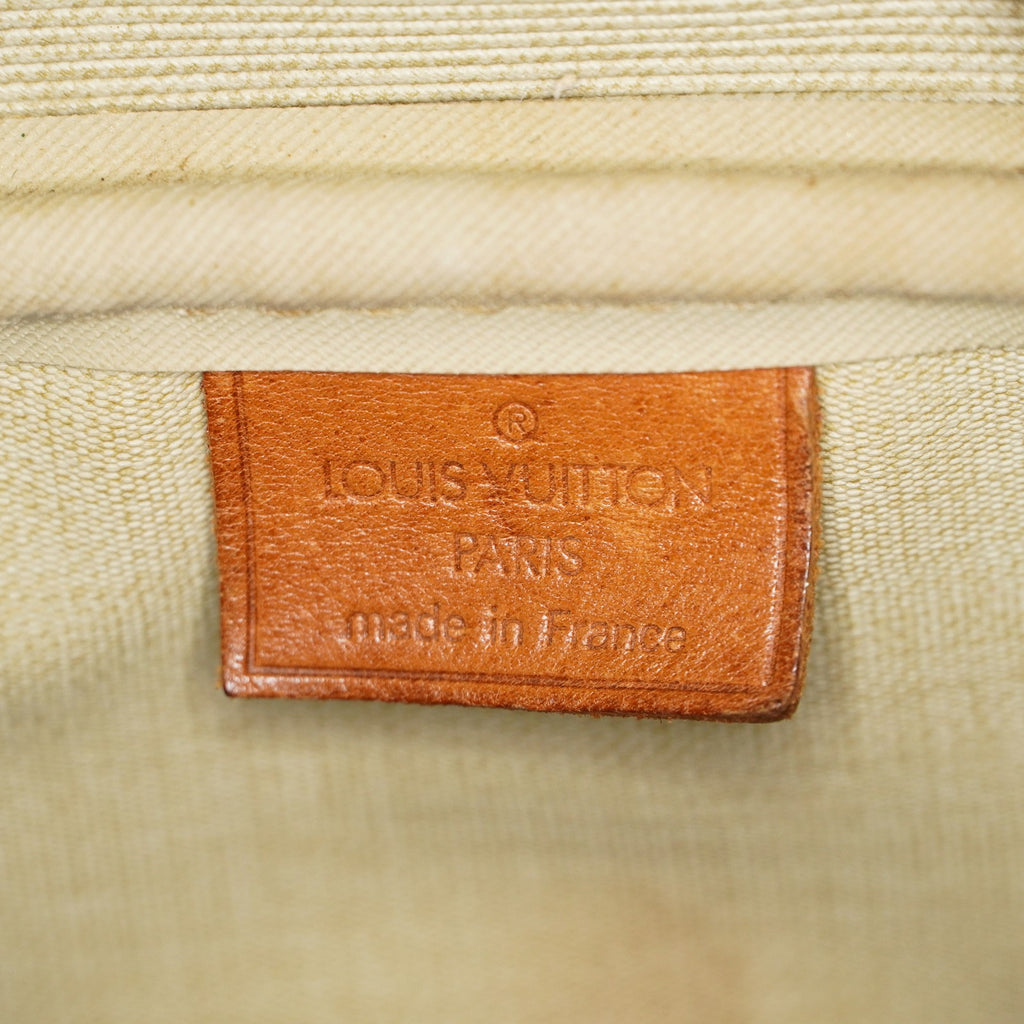 Louis Vuitton Monogram Deauville M47270 Hand Bag Brown Used 07E262750001