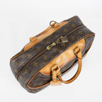 Louis Vuitton Deauville M47270 Monogram Canvas Brown Handbag Used 07E222640027