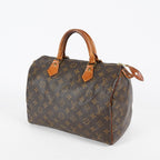 Louis Vuitton Speedy 30 M41526 Monogram Canvas Brown Used Handbag 08A045090803